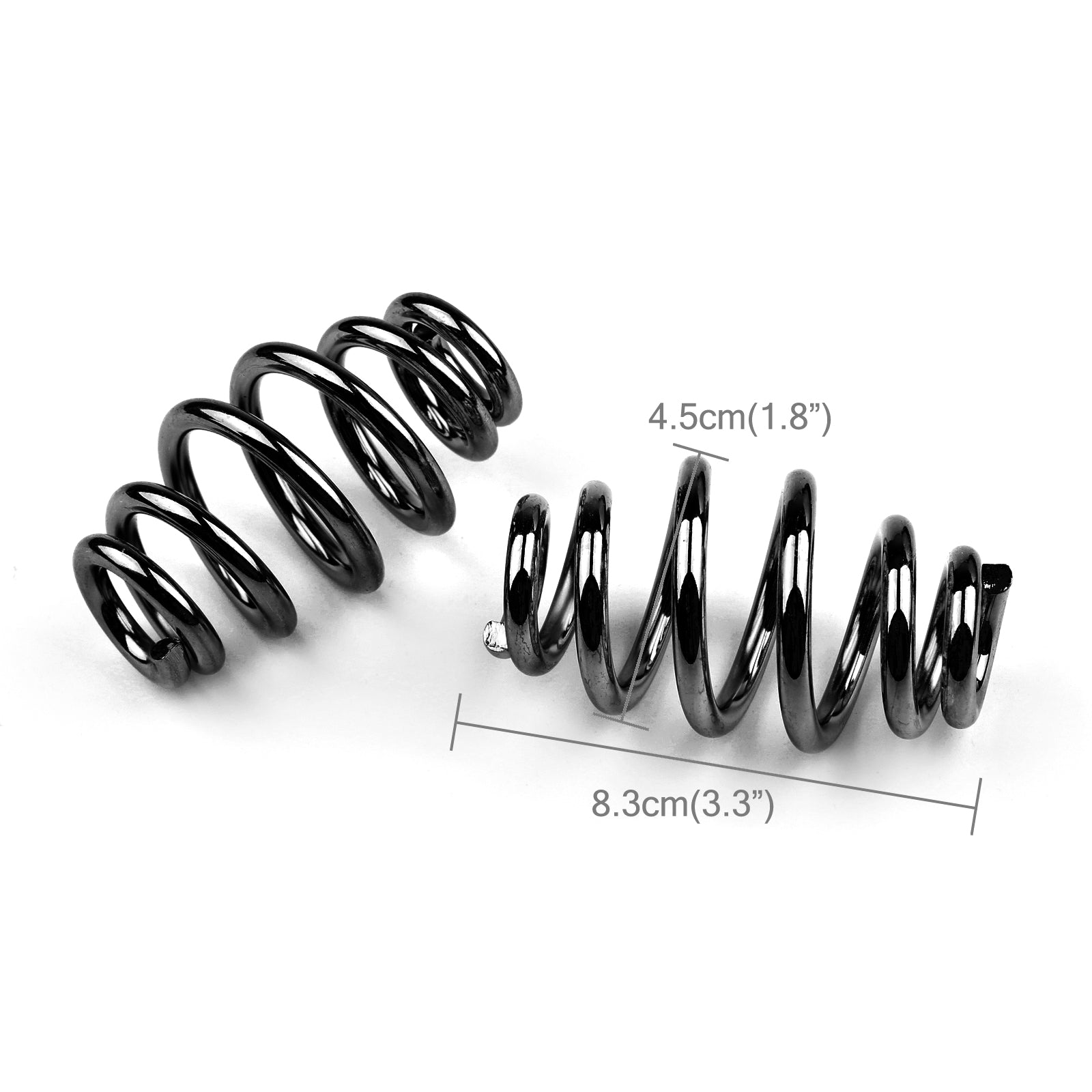 Round Spring Guide Solo Seat Mount Spring Custom Round Springs Mounting Black For Chopper ...