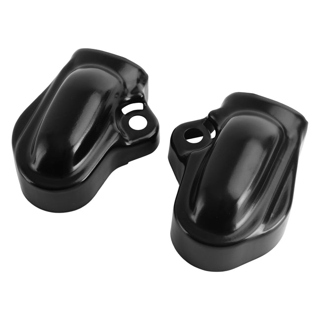 Rear Bar Shield Axle Nut Covers Swingarm Fit for V-Rod VRSC Night Rod 2002-2017 Black