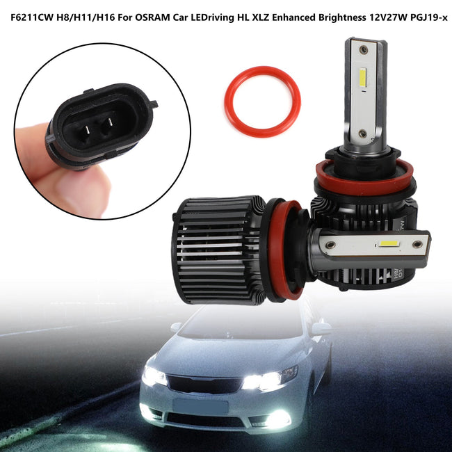 F6211CW H8 For OSRAM Car LEDriving HL XLZ Enhanced Brightness 12V27W PGJ19-x