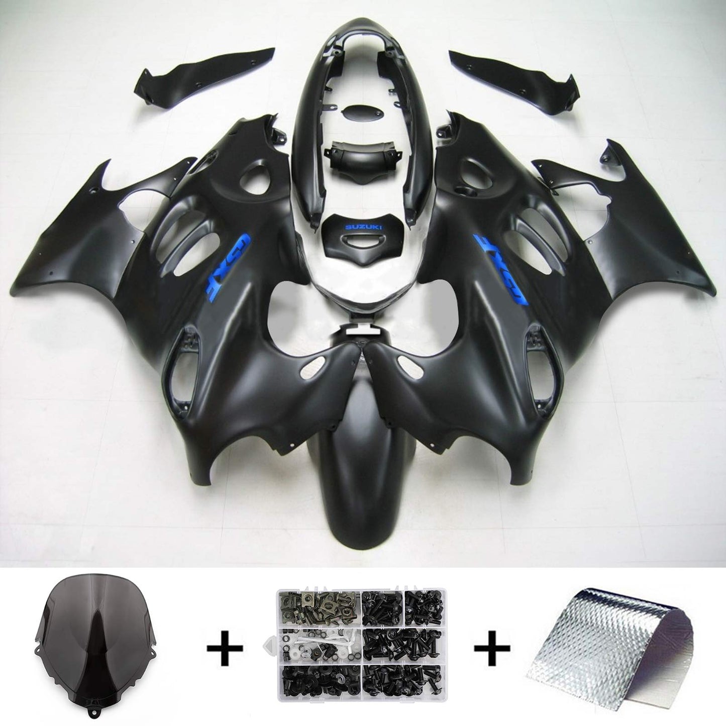 2005-2006 Suzuki Katana GSXF600 GSXF750 Amotopart Injection Fairing Kit Bodywork #127