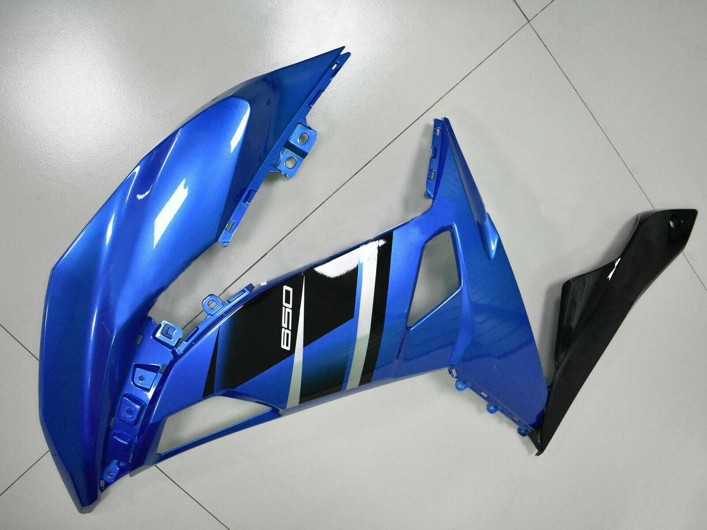 2017-2019 Kawasaki Ninja 650 EX650 Amotopart Fairing Blue Injection Plastic Kit