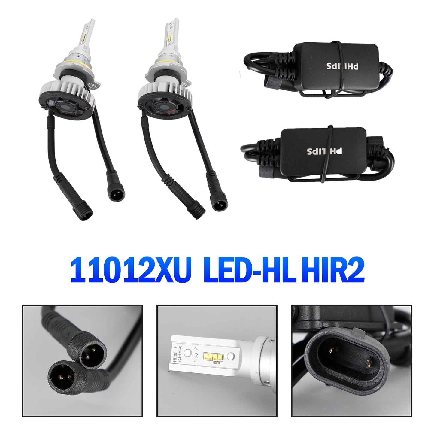 For Philips 11012XUX2 X-tremeUltinon LED-HL HIR2 12V25W +200% 6000K