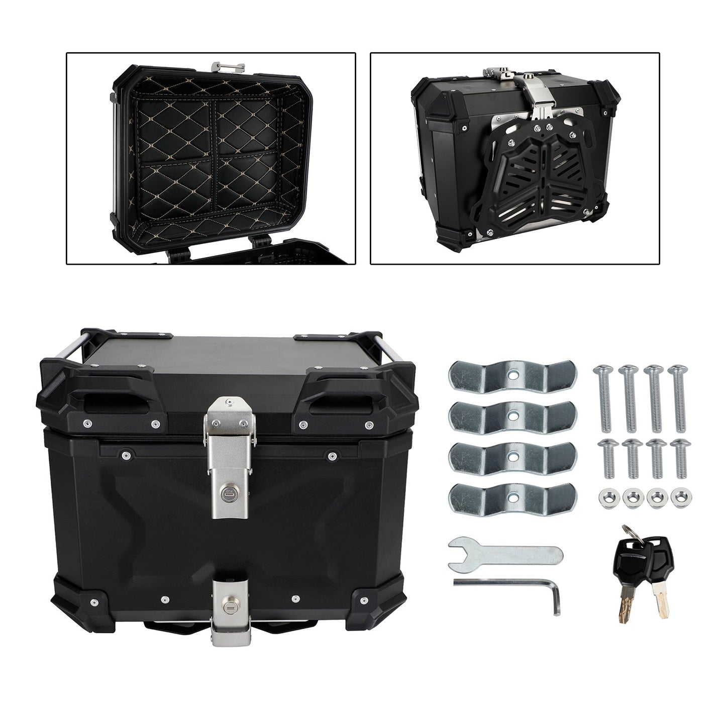 Bmw R 1200 1250GS F750GS 65L Universal Tail Box Case Top Luggage Box Pack Trunk