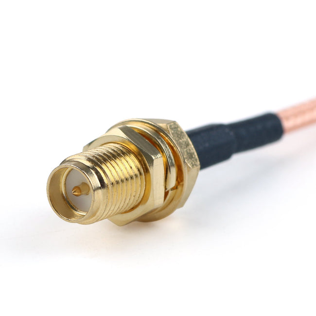 2m RG178 Cable RP.SMA Female Plug Bulkhead To IPX U.FL Coax Pigtail 6ft