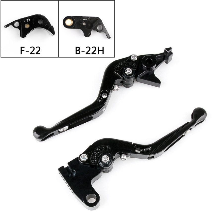 Adjustable Folding Extendable Brake&Clutch Lever For BMW S1000RR S1000R 15-18 BK