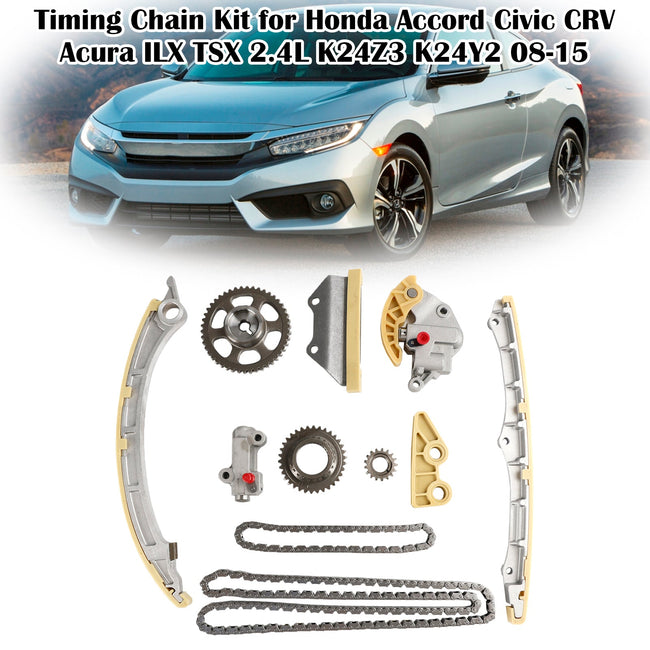 2012-2015 Honda Civic Crosstour 2.4L 2354CC L4 DOHC K24Z7 K24Z3 Timing Chain Kit Fedex Express
