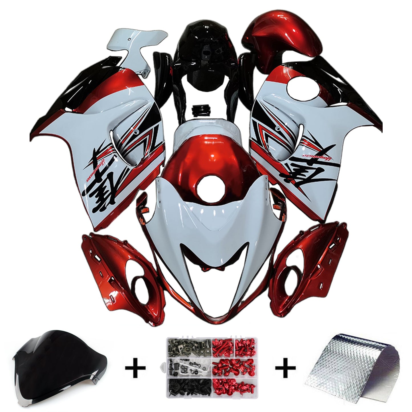 2008-2020 Suzuki Hayabusa GSX1300R Fairing Kit Bodywork Plastic ABS