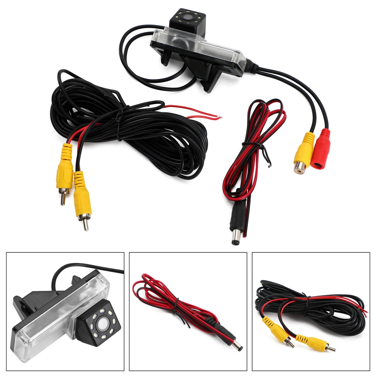 8Led Reverse Parking Rearview Camera For Toyota Land Cruiser 70/100/200