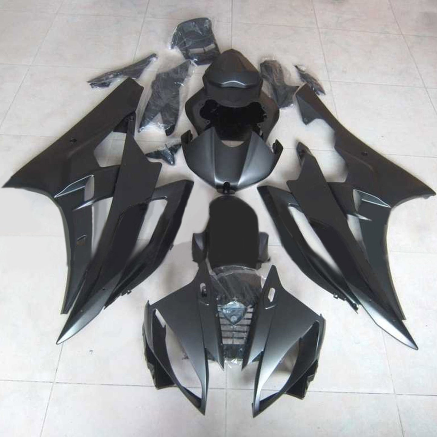 2006-2007 Yamaha YZF 600 R6 Injection Fairing Kit Bodywork Plastic ABS #102