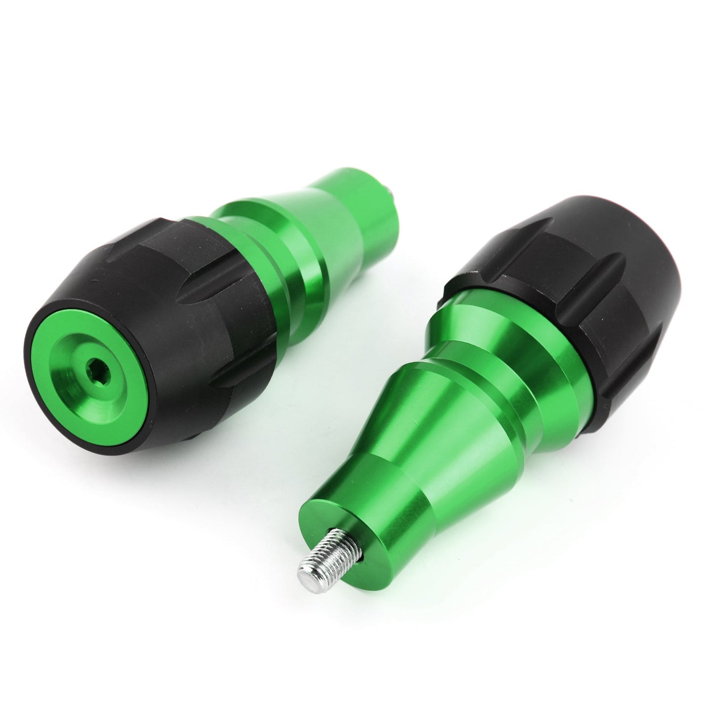 CNC Aluminum Alloy Motorcycle Frame Sliders Crash Pads Protectors Spools BLK