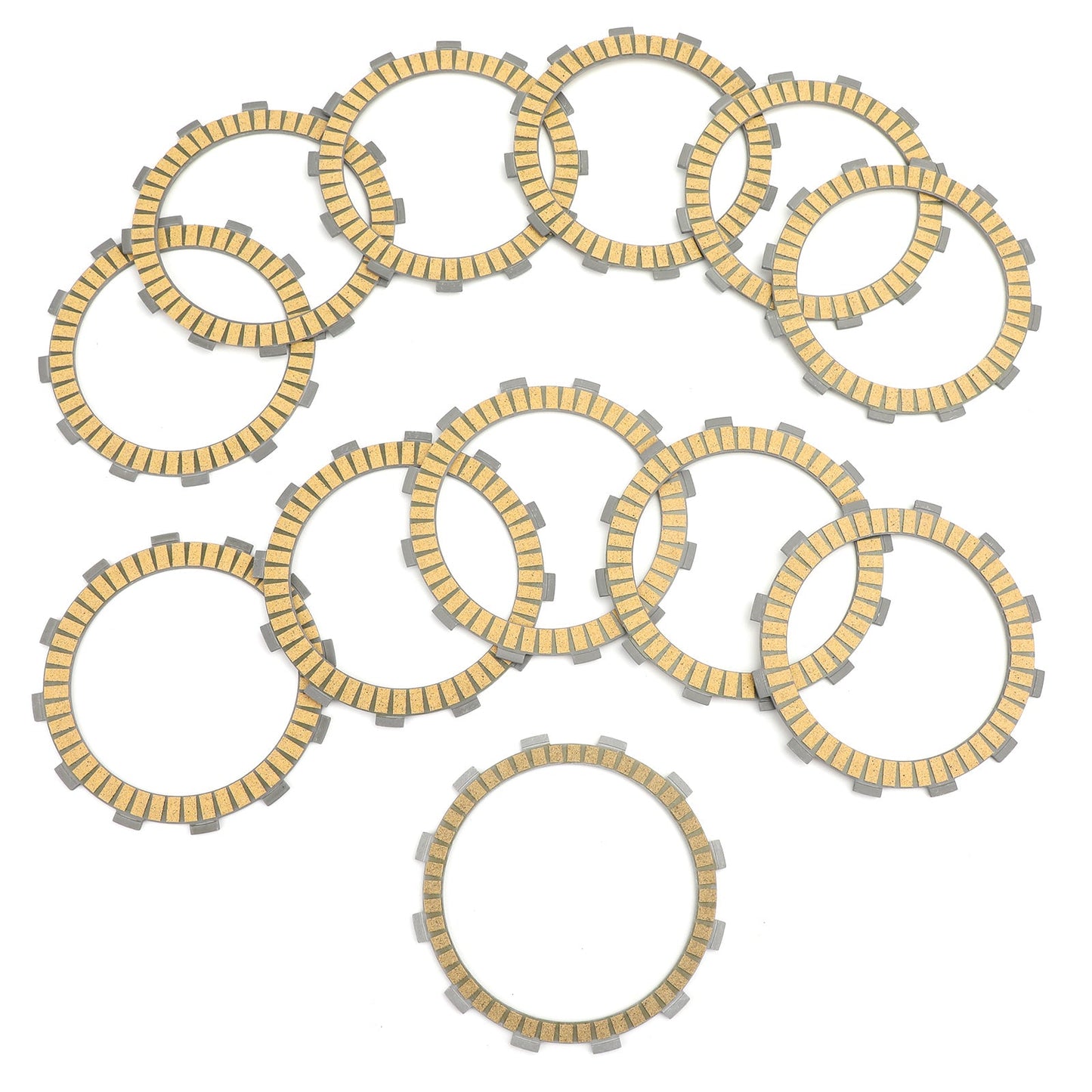 Clutch Plate Kit - Friction Plates For Kawasaki Ninja ZX-12R ZX1200-A1H 2000
