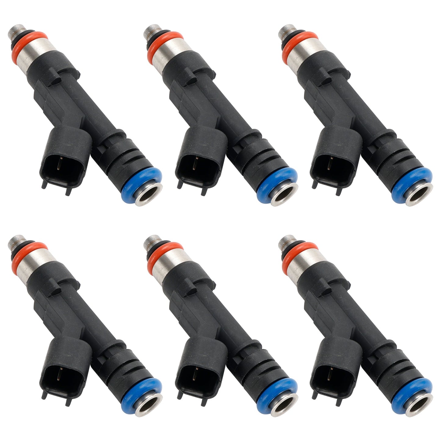 6PCS Fuel Injector 0280158119 Fit Jeep Fit Dodge Wrangler Fit Chrysler 3.3L