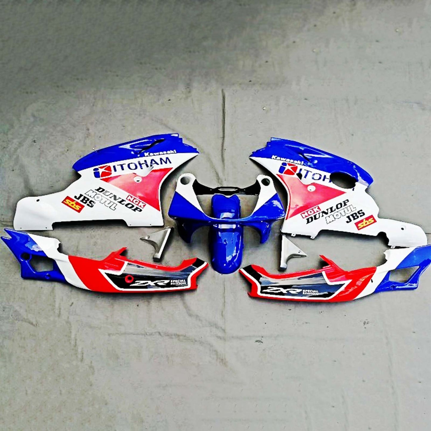 1992-1996 Kawasaki ZXR400 Injection Fairing Kit Bodywork Plastic ABS#106