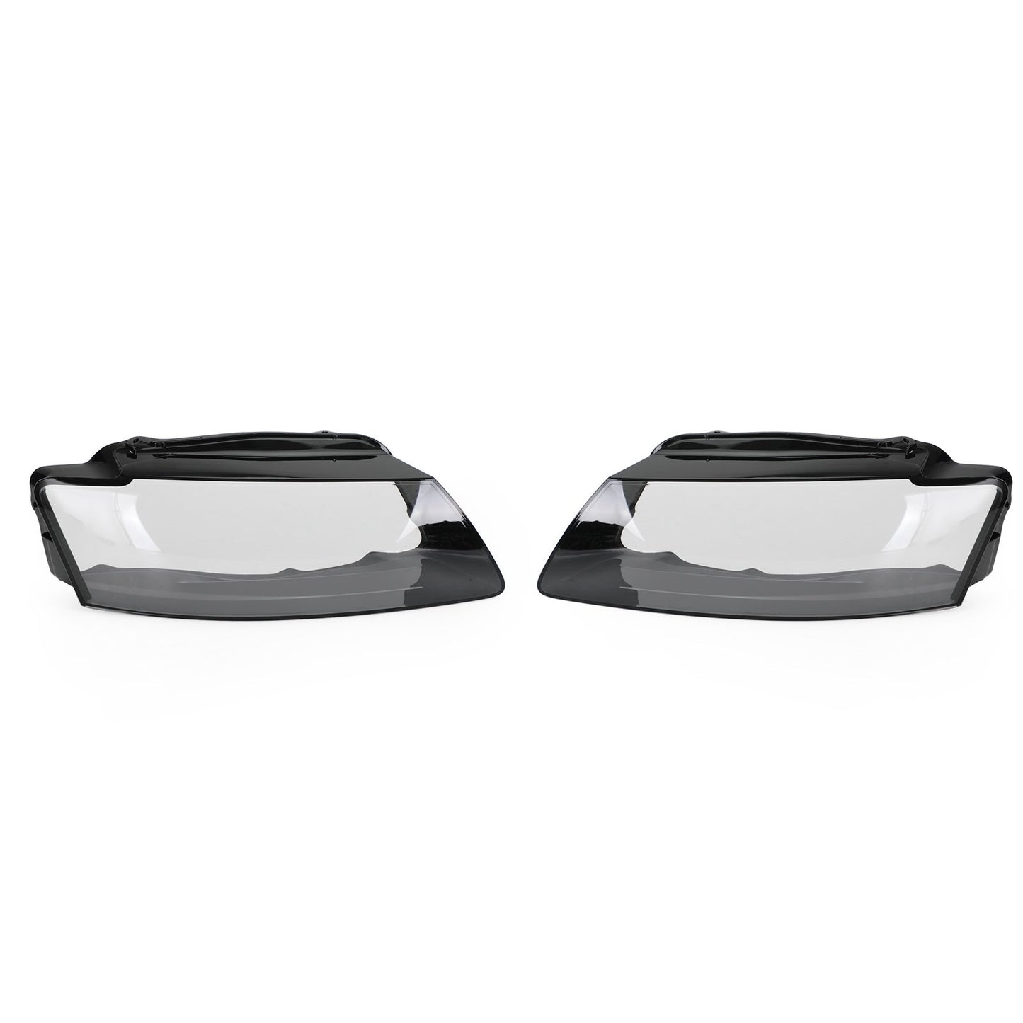 Left +Right Headlight Lens Plastic Cover Shell 8T0941029/30 For Audi A5 08-2011