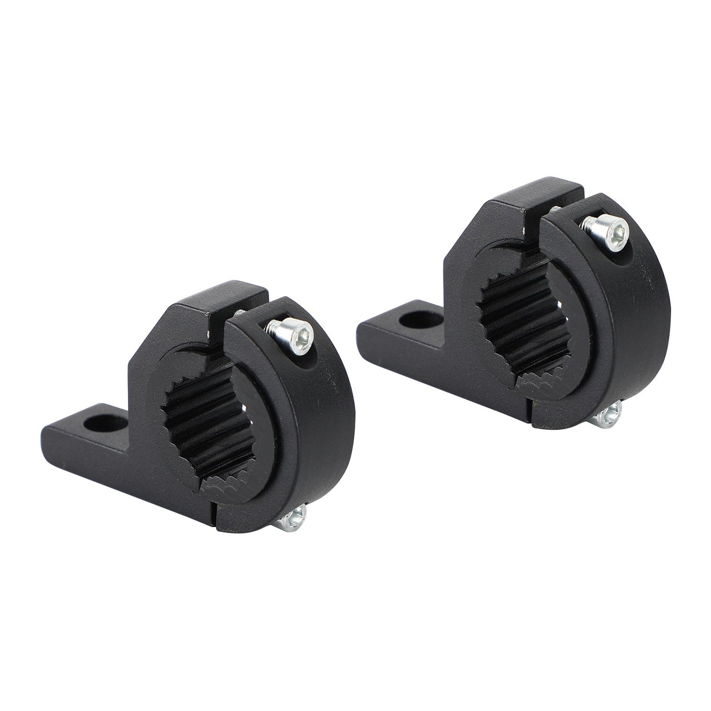 2X Motorcycle Cnc Headlight Spot Light Bracket Mount Fog Tube Fork Clamp Holder