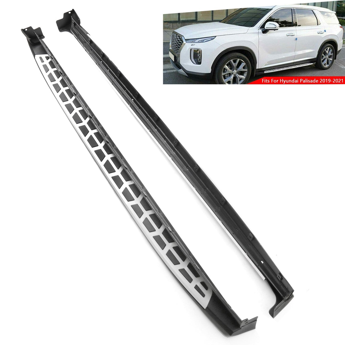 Nerf Bars Running Boards Side Steps For Hyundai Palisade 2019+