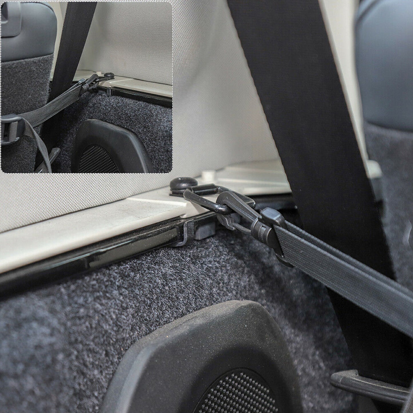 Areyourshop Car Trunk Organizer Storage Bag fit for Jeep Wrangler JK JL 07-20 Accessories