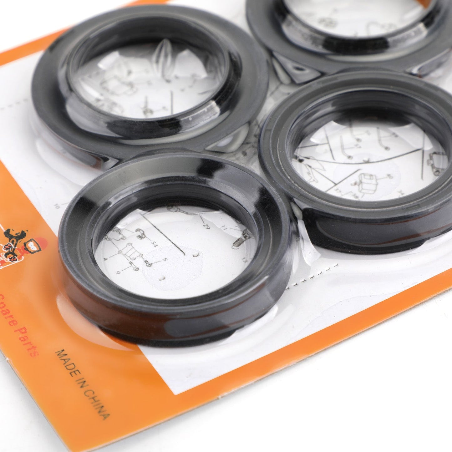 Fork Seal and Dust Kit for Honda CR125R 1981-1983 XR250R 1984-1985 51490-KA3-711