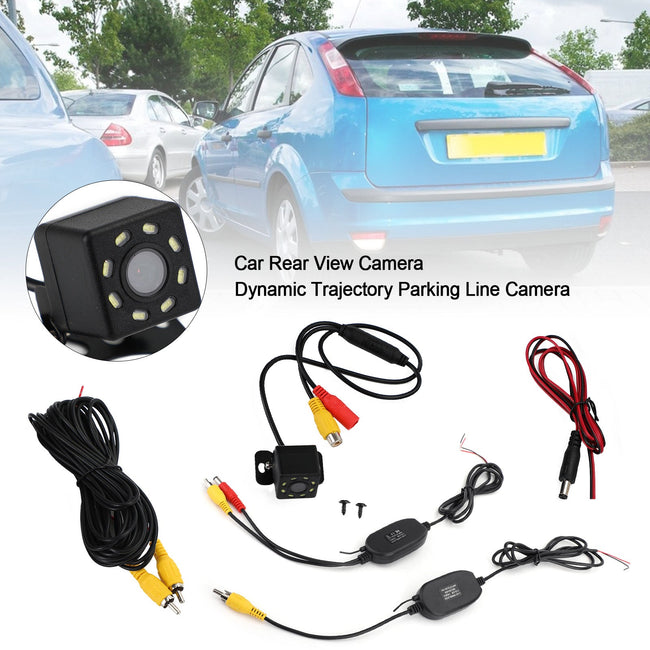 8LED Dynamic Trajectory Parking Line Truck Wireless Reversing Camera Night View