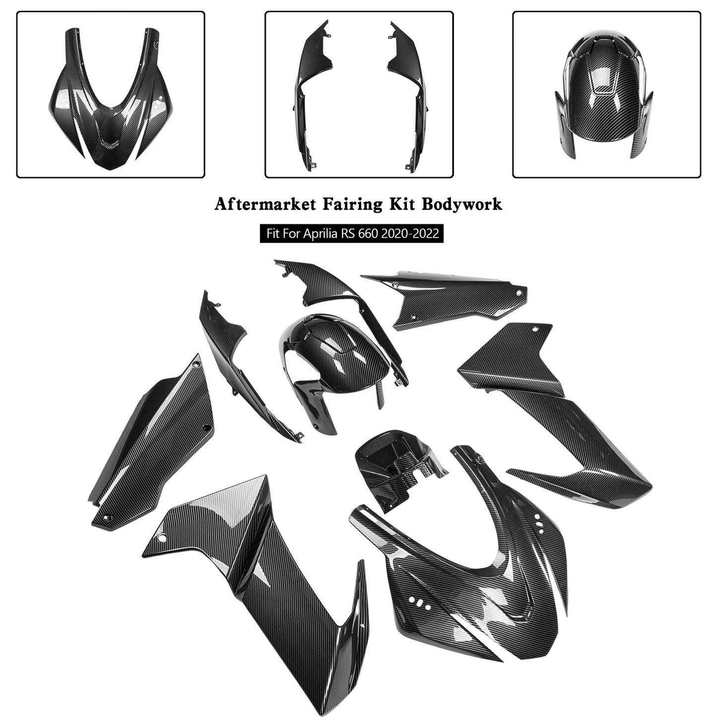 Aprilia RS 660 2020-2022 Injection ABS Plastic Bodywork Fairing Kit