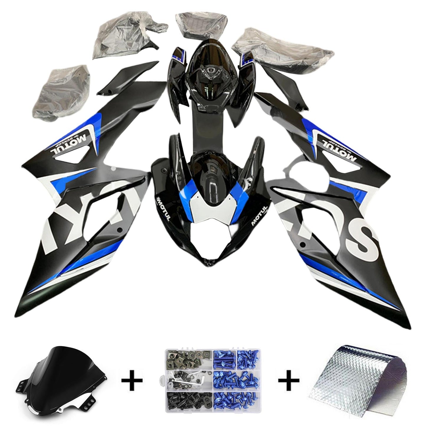 2005-2006 Suzuki GSXR1000 K5 Fairing Kit Bodywork Plastic ABS