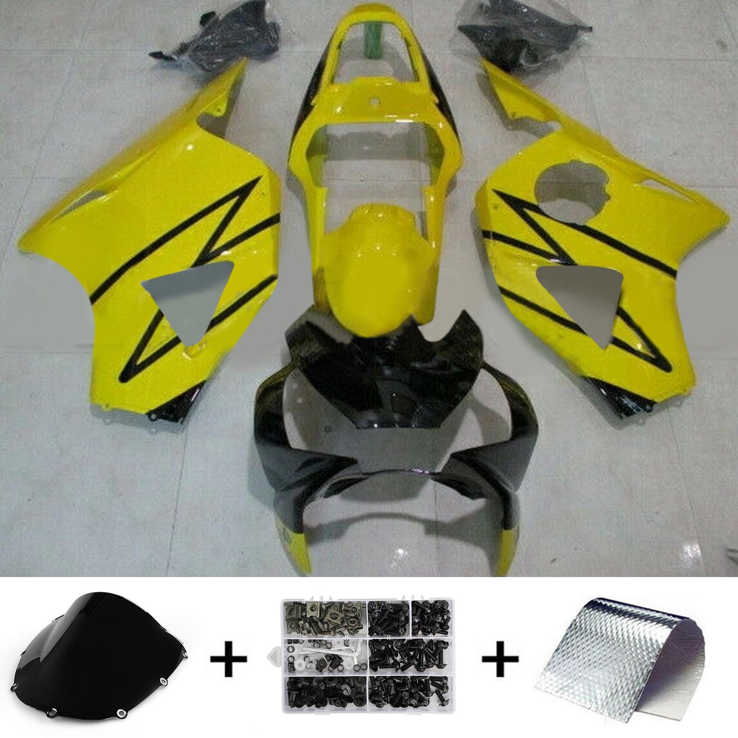 2002-2003 Honda CBR954 Amotopart Injection Fairing Kit Bodywork Plastic ABS #113