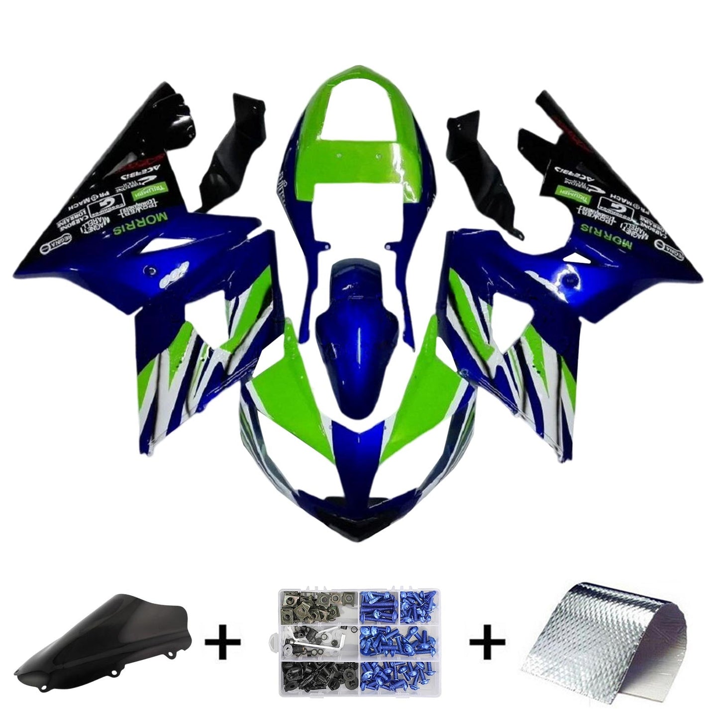 2002-2005 Triumph Daytona 600 650 Fairing Kit Bodywork Plastic ABS