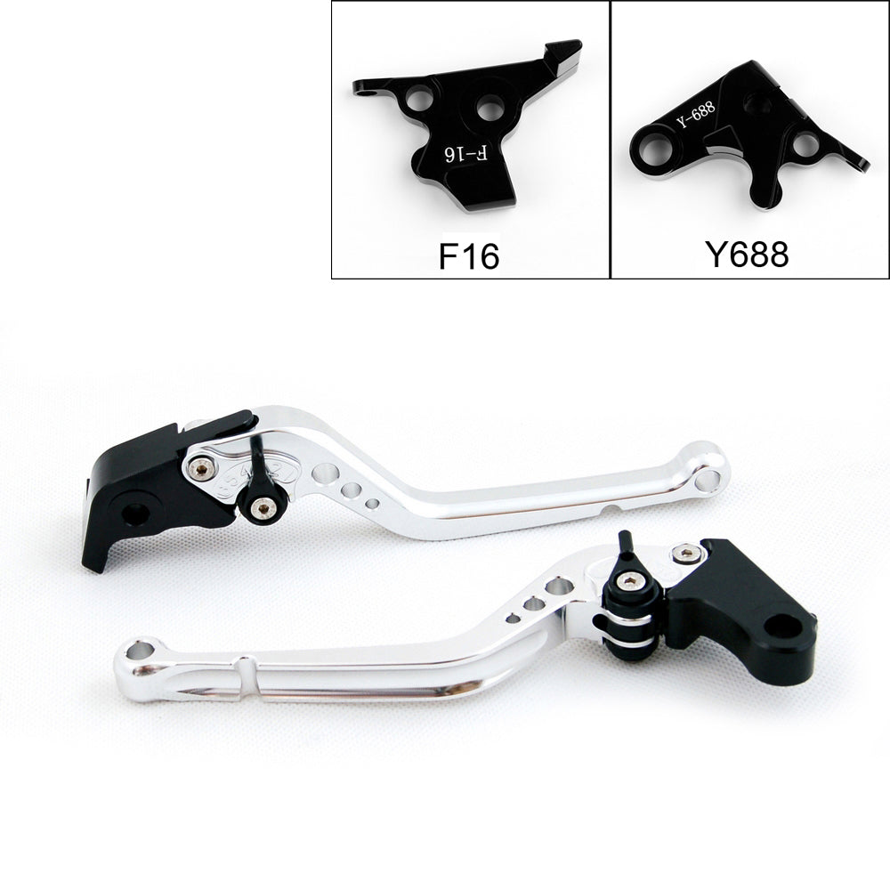 Brake Clutch Levers For Yamaha FAZER/GT FZ6R FZ8 XJ6 FZ6-Fazer/S2 Black