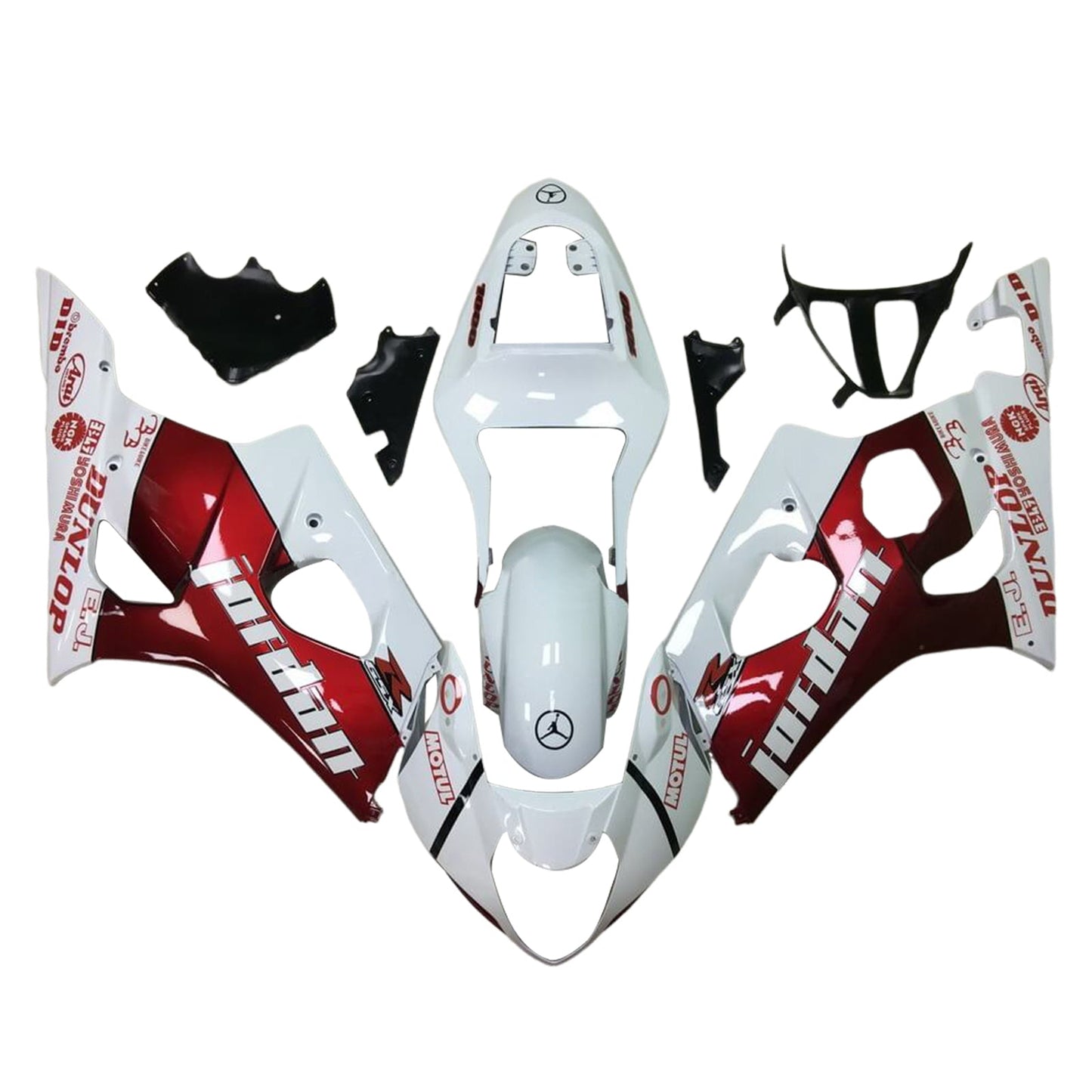 2003-2004 Suzuki GSXR1000 K3 Injection Fairing Kit Bodywork Plastic ABS