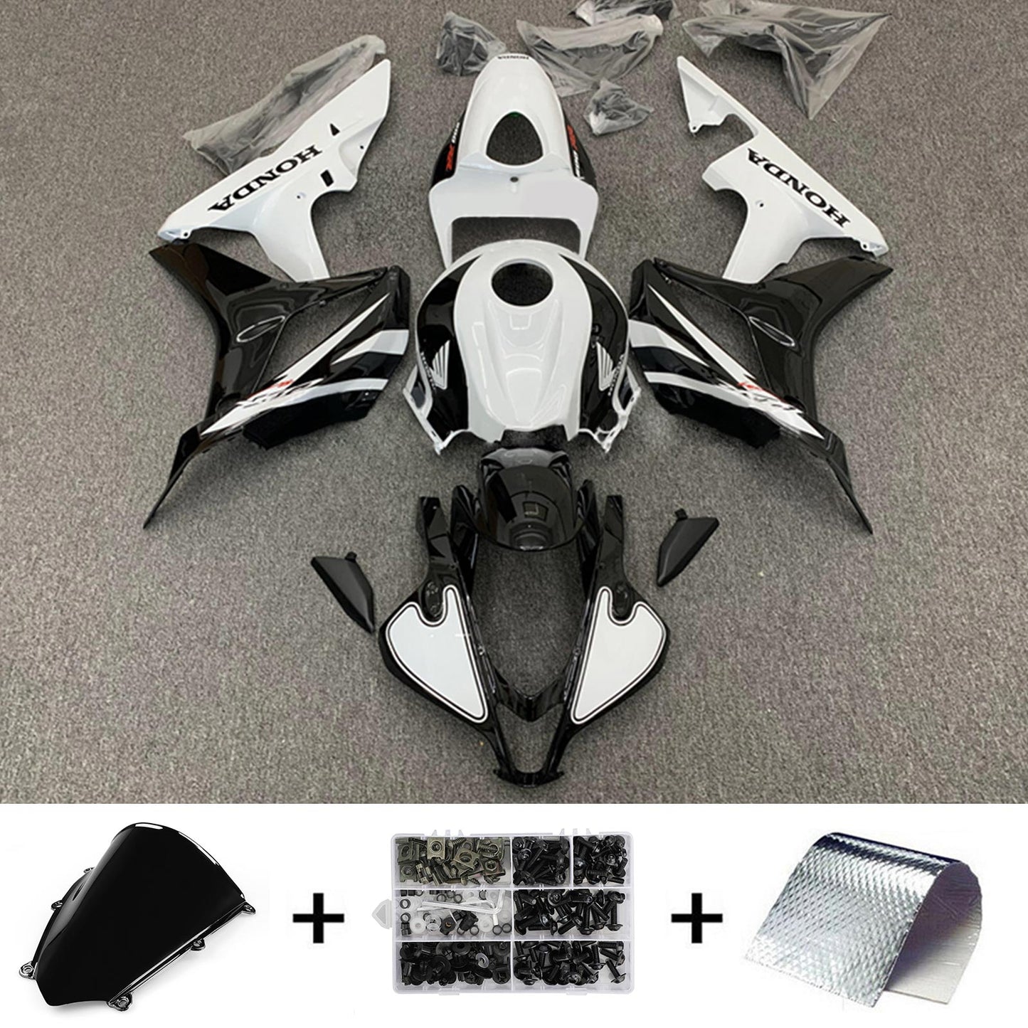 2007-2008 Honda CBR600RR F5 Injection Fairing Kit Bodywork Plastic ABS#191