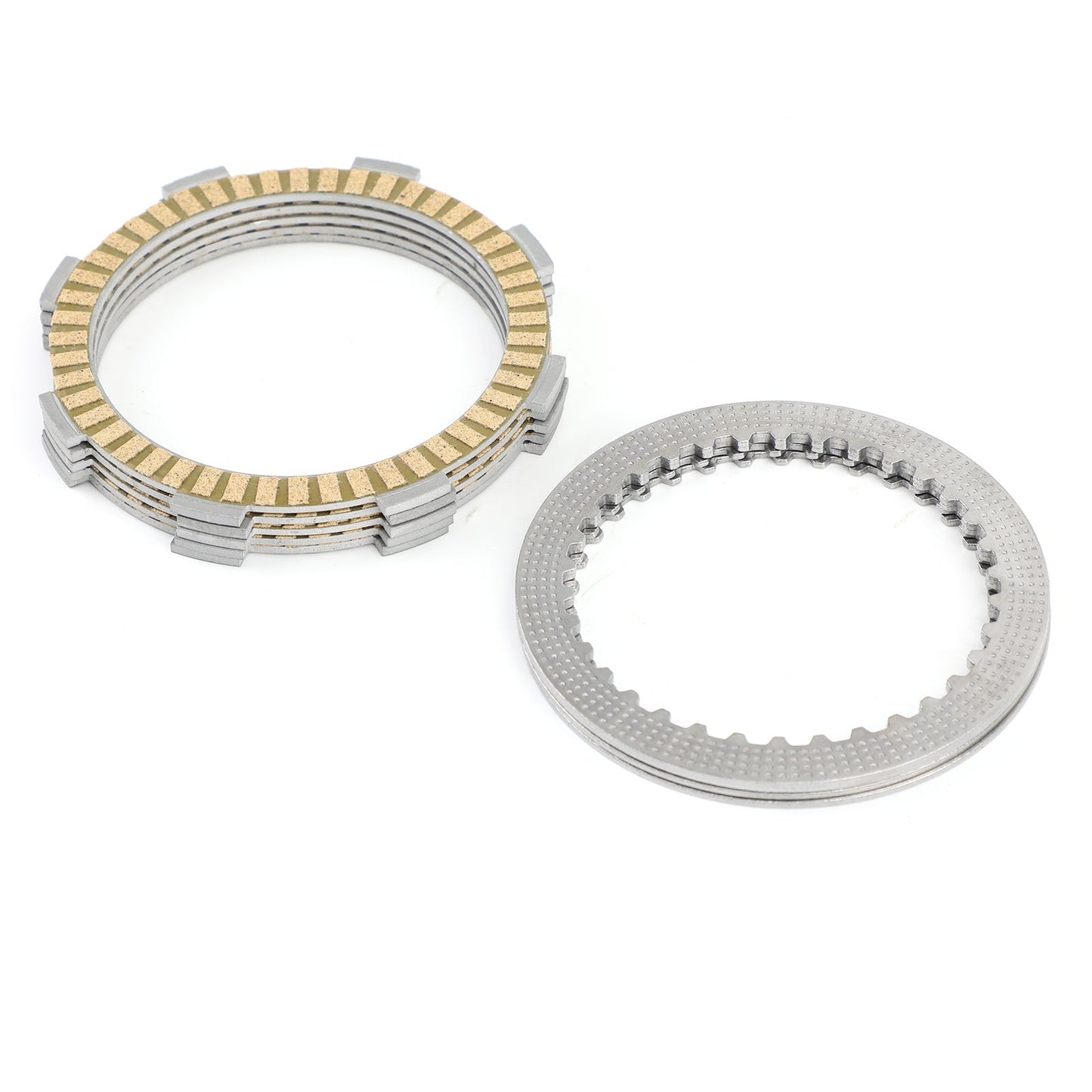 Clutch Plate Kit - Friction & Steel Plates For Kawasaki KLF185 Bayou 185 KLT160 1985 KLT185 86-87 AR125 88-91 AR125S 88-90 KMX125 86-02 KMX200 87-91