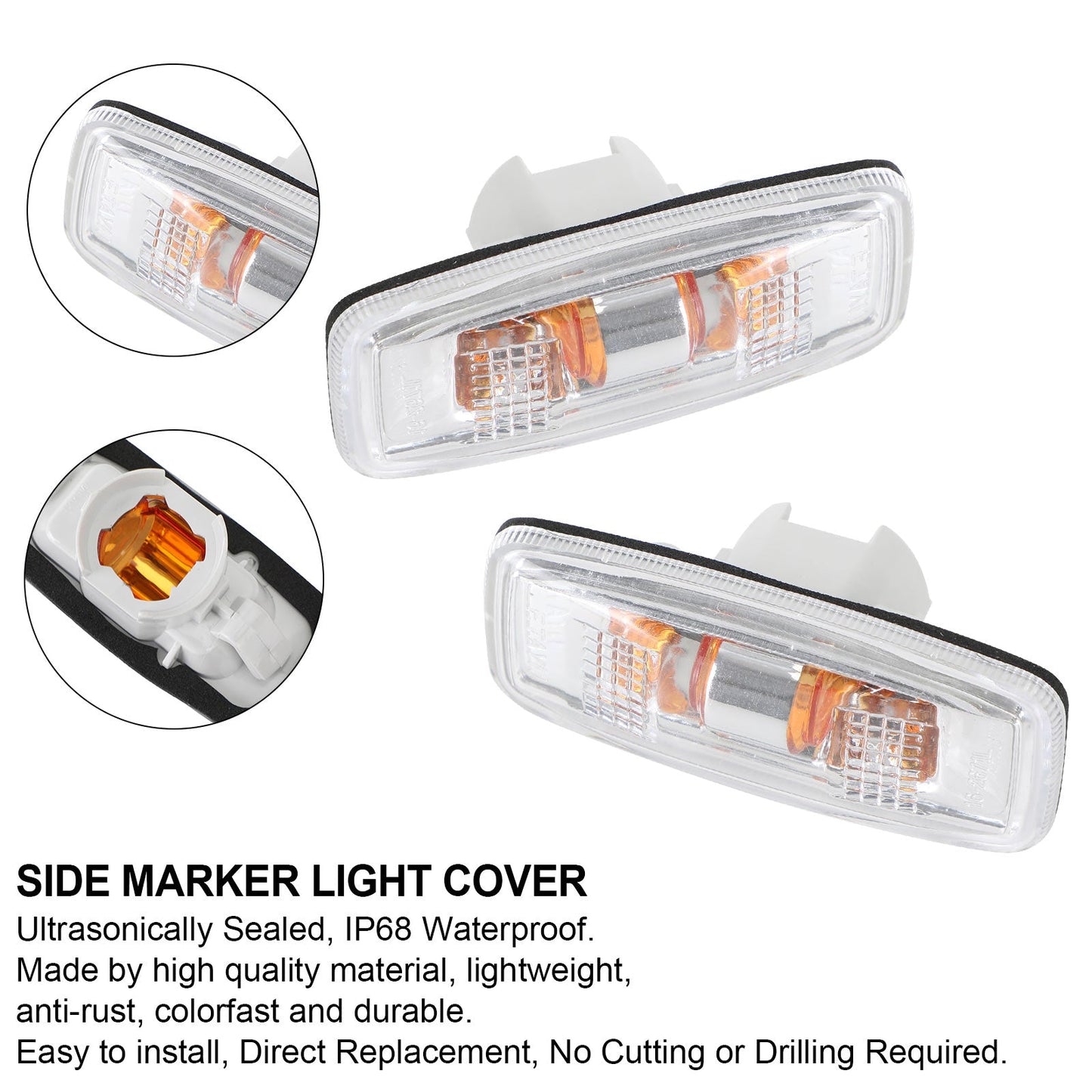 Side Marker Lamp Flasher Light 26160-9Y000 For Infiniti M35 M45 2006-2007