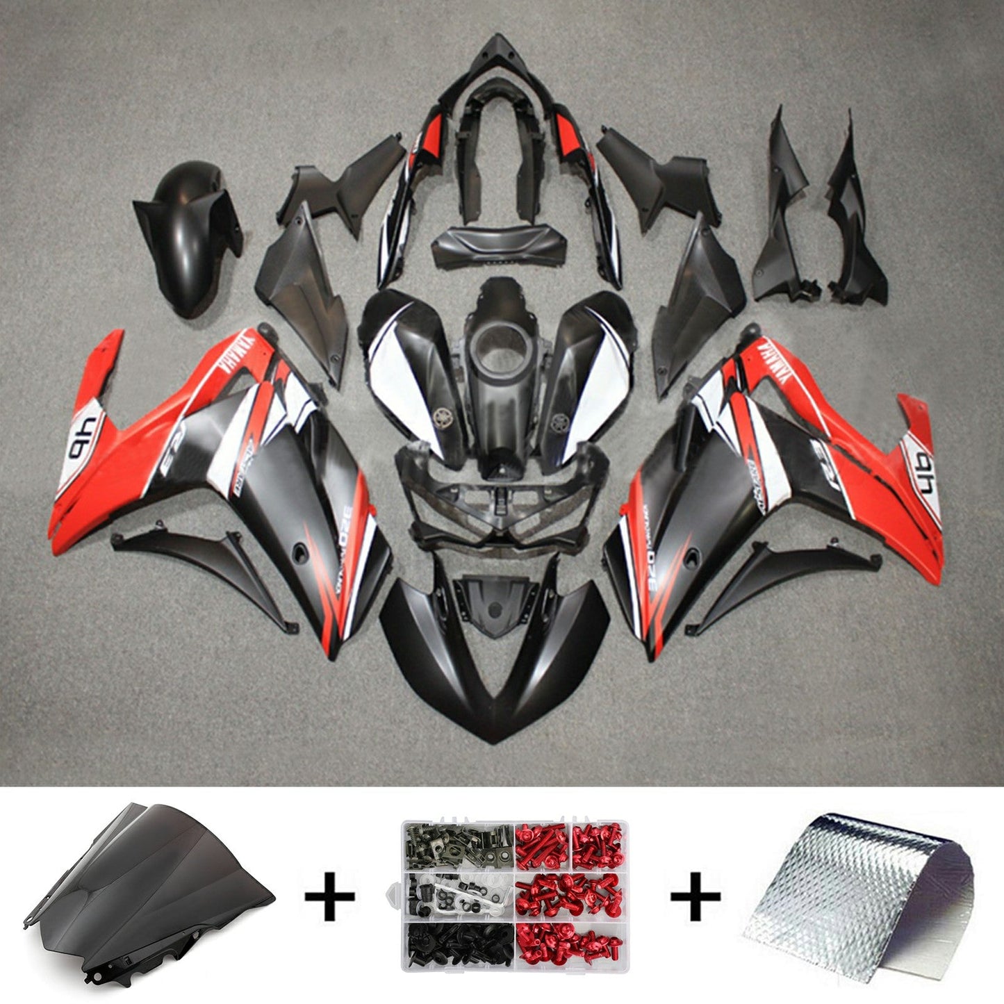 2014-2018 Yamaha YZF-R3 2015-2017 R25 Injection Fairing Kit Bodywork ABS#156