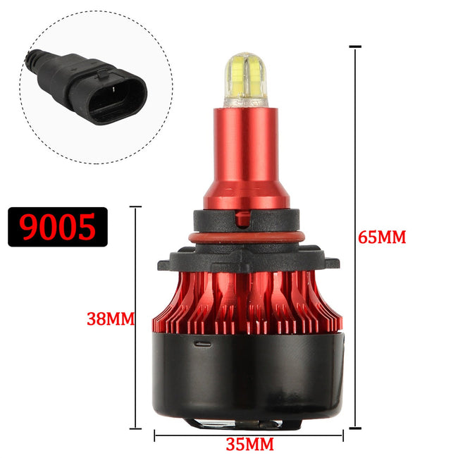 2pcs 200W 9005 HB3 LED Headlight Conversion Kit Bulb High Beam Super Bright