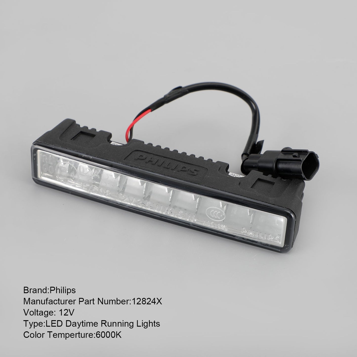 For Philips 12824X LED Daytime Running Lights For Honda 9 LED Light Source 6000K
