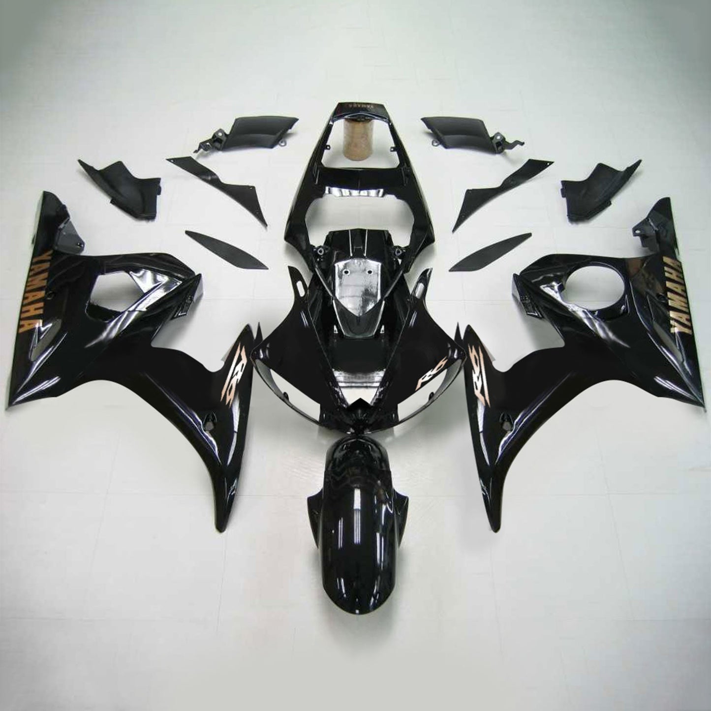 2005 Yamaha YZF 600 R6 Injection Fairing Kit Bodywork Plastic ABS #140