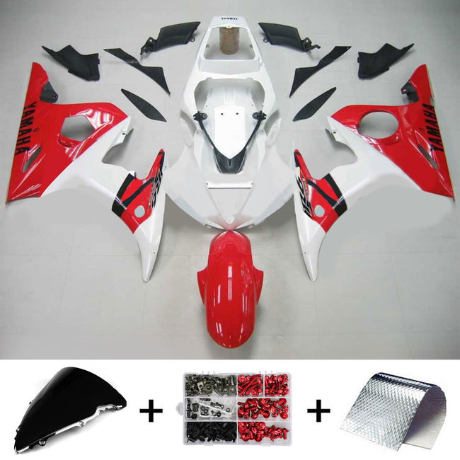 2003-2004 Yamaha YZF 600 R6 2006-2009 R6S Amotopart Injection Fairing Kit Bodywork Plastic ABS #115