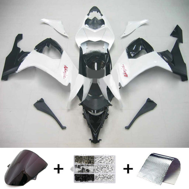 2008-2010 Kawasaki ZX10R Amotopart Injection Fairing Kit Bodywork Plastic ABS #110