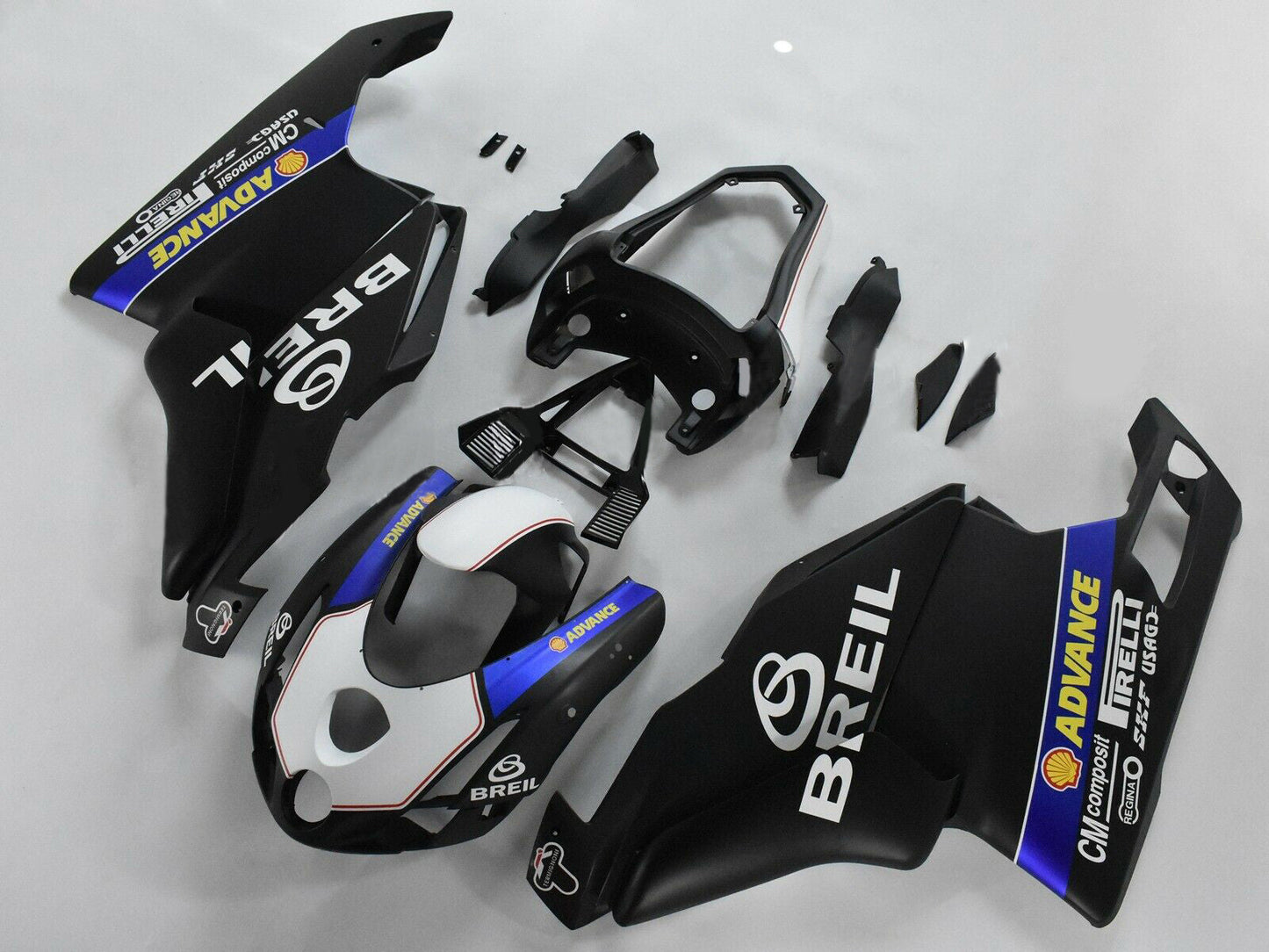 2003-2004 Ducati 999 749 Amotopart Fairing Kit Bodywork ABS #12