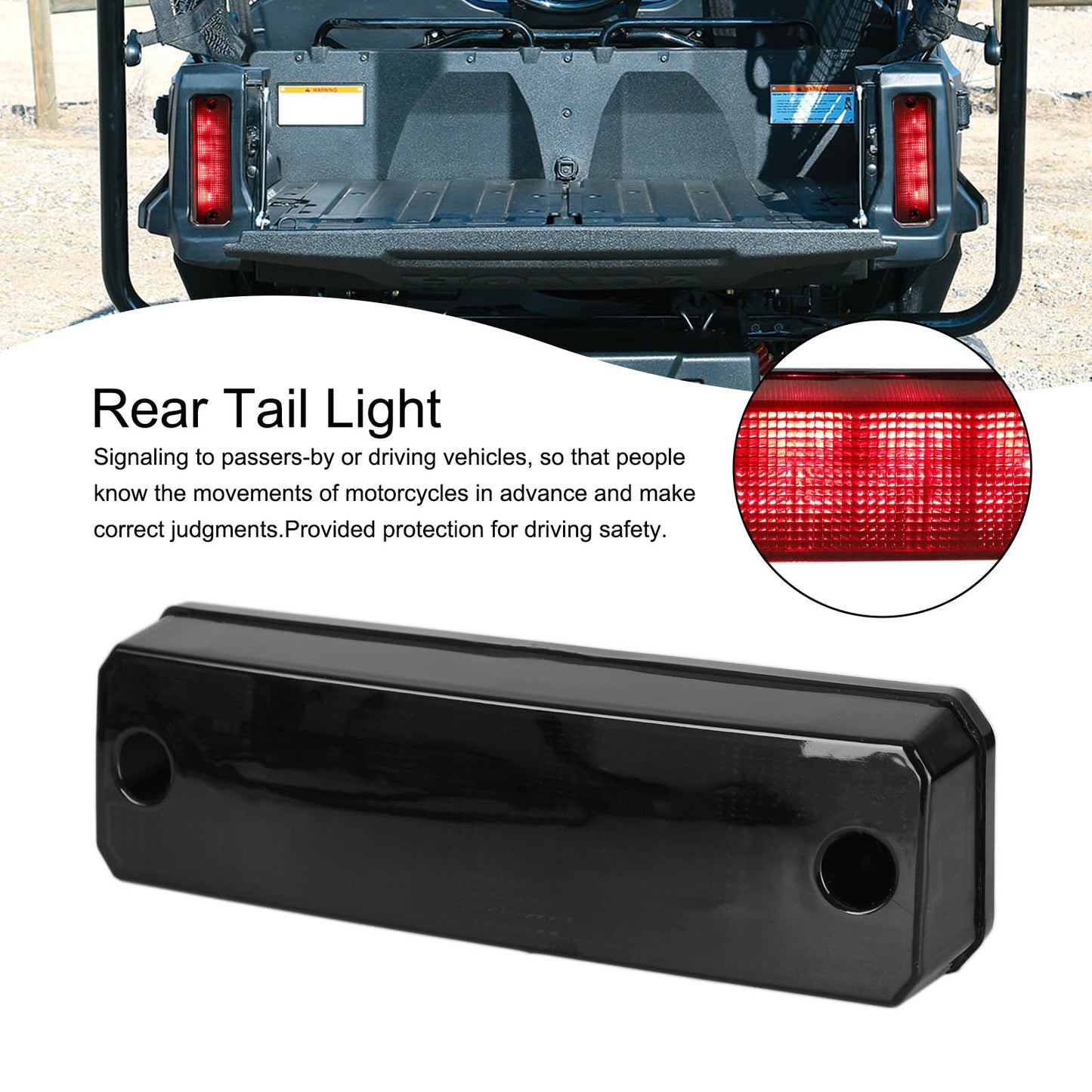 33700-HL3-A01 Rear Tail light Assembly For Honda Pioneer 520 700 1000 2014-2021