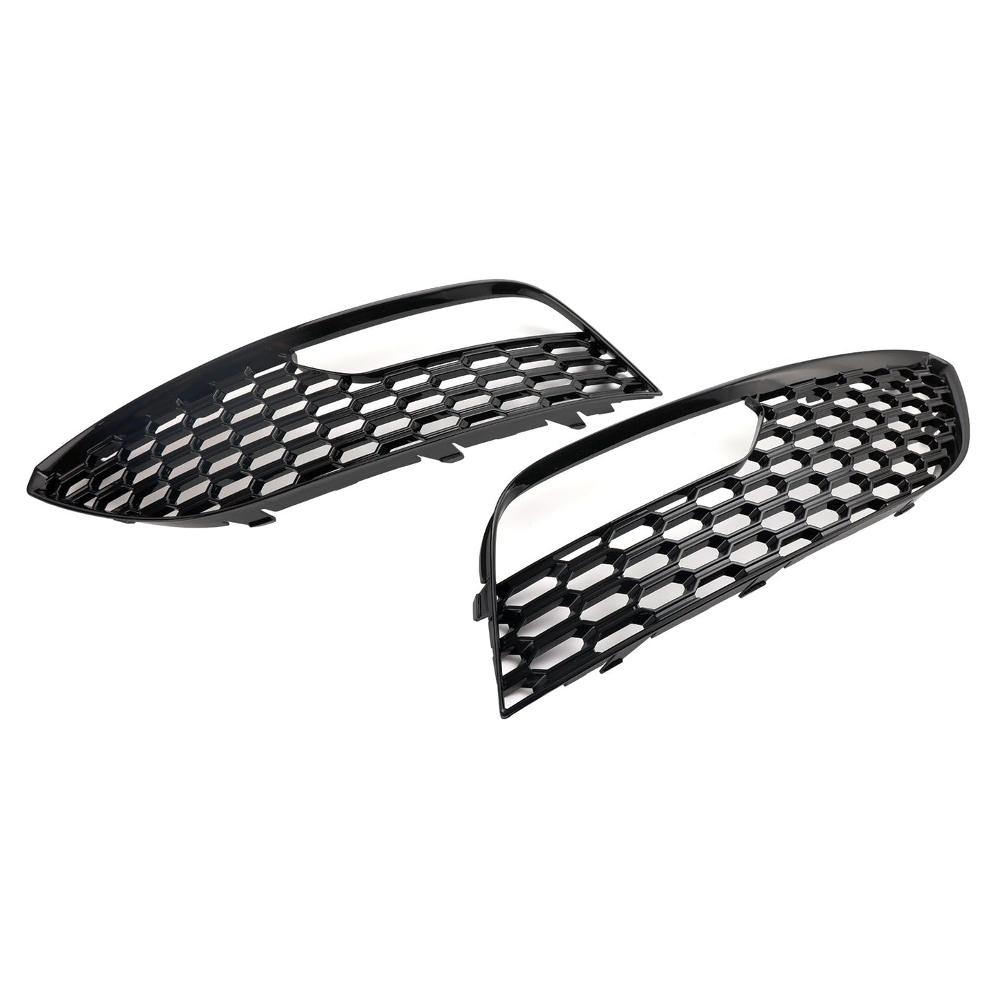 2012-2016 Audi A3 S3 Mesh Front Bumper Fog Light Surround Cover Grille 2PCS