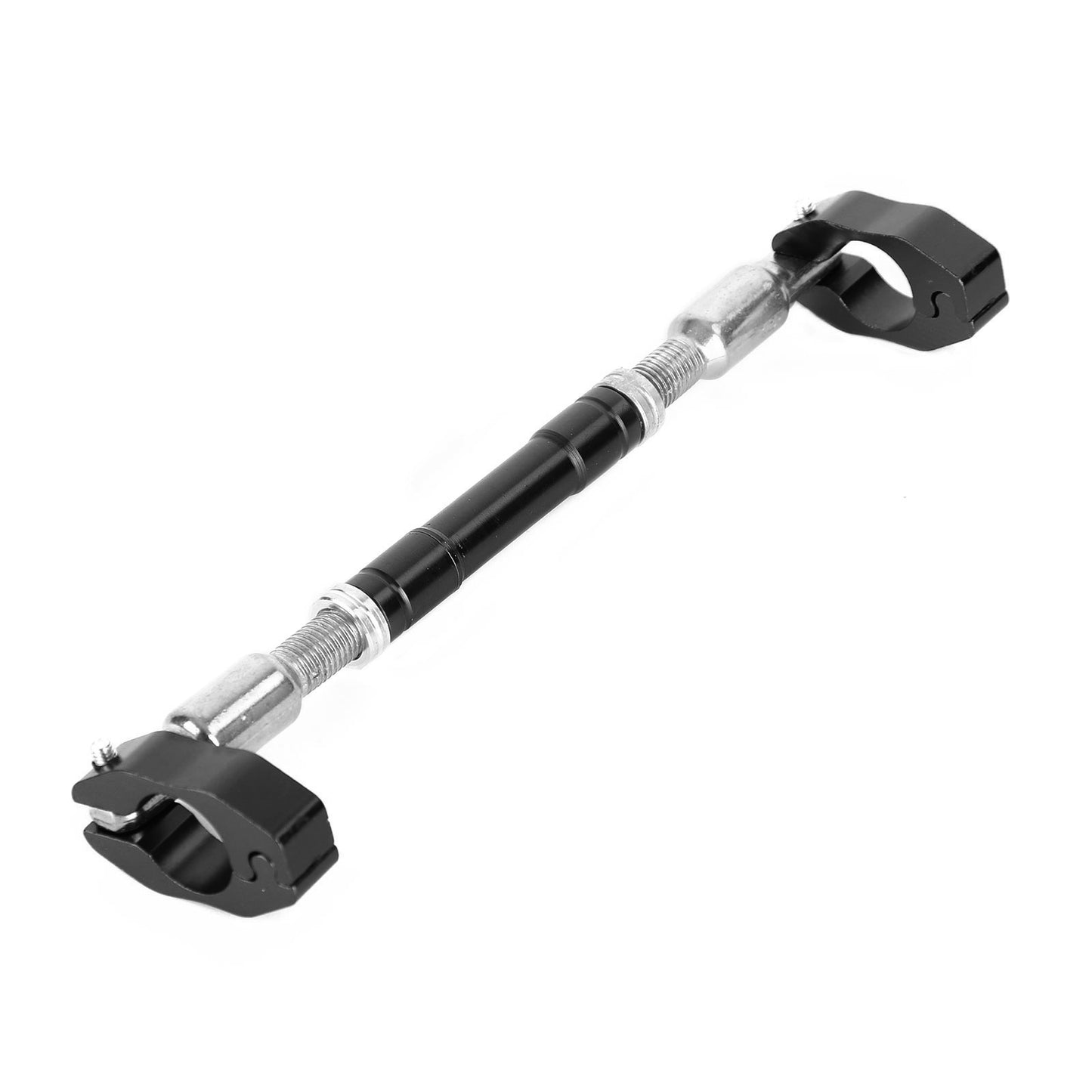 Motorbikes Cnc Adjustable Balance Cross Handle Bar Clamp Strength Lever Silver