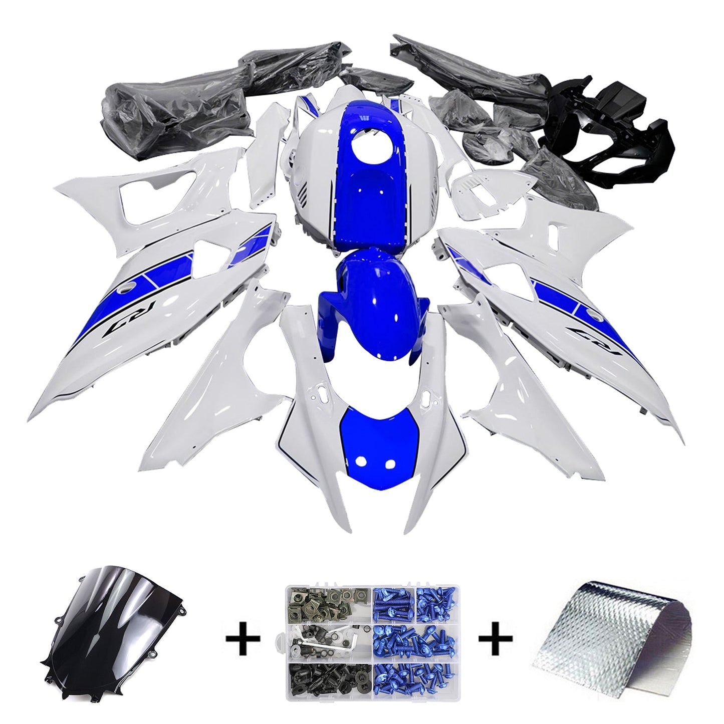 2021-2024 Yamaha YZF-R7 Fairing Kit Bodywork Plastic ABS