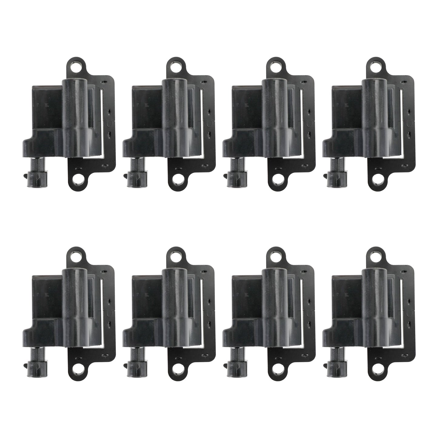 2003-2004 Chevrolet Express 3500 Sonora SSR Trailblazer GMC Envoy 8 Pack Square Ignition Coil & Spark Plug Wire