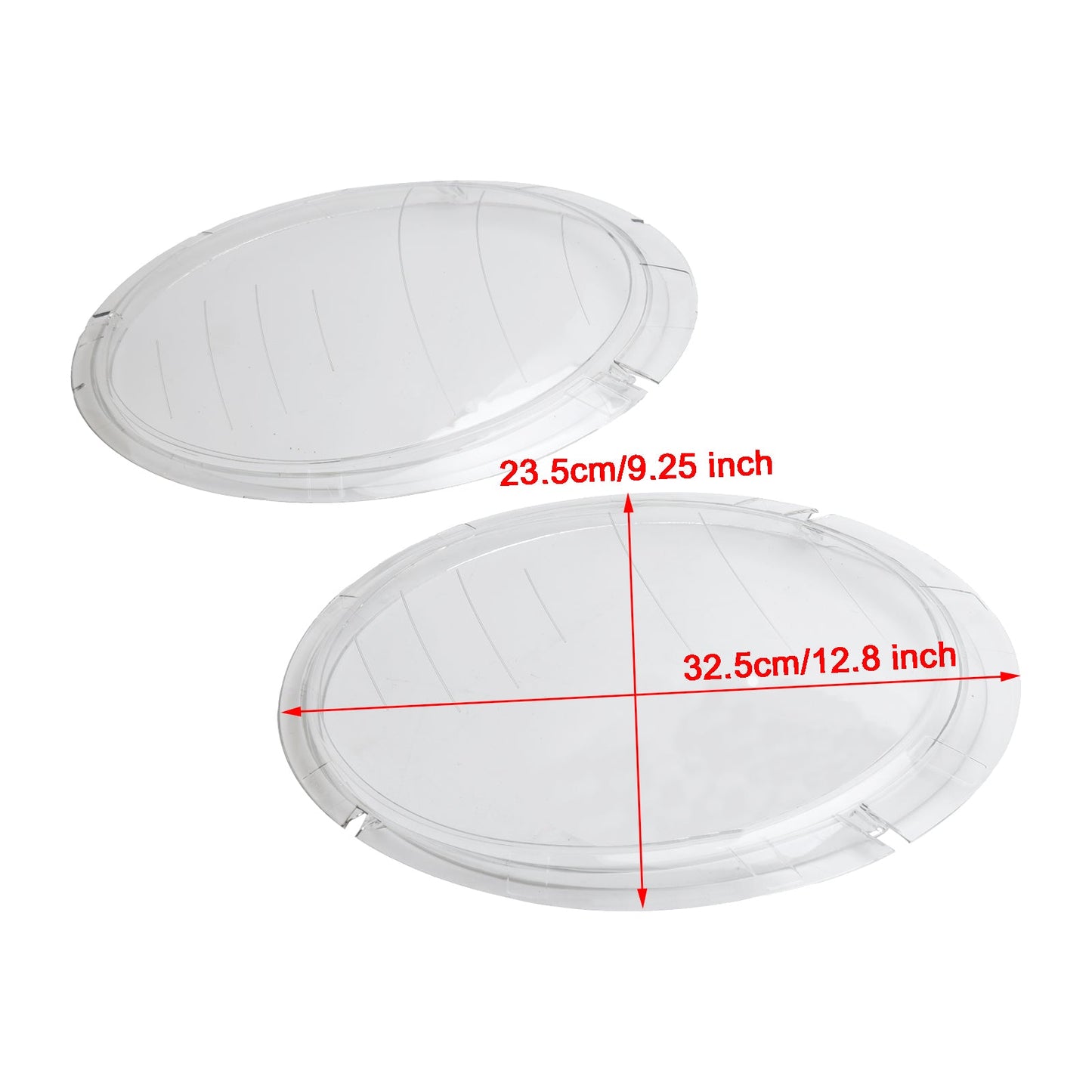 Mini Cooper R50 R53 Left +Right Headlight Lens Plastic Cover Shell 63126911701 02