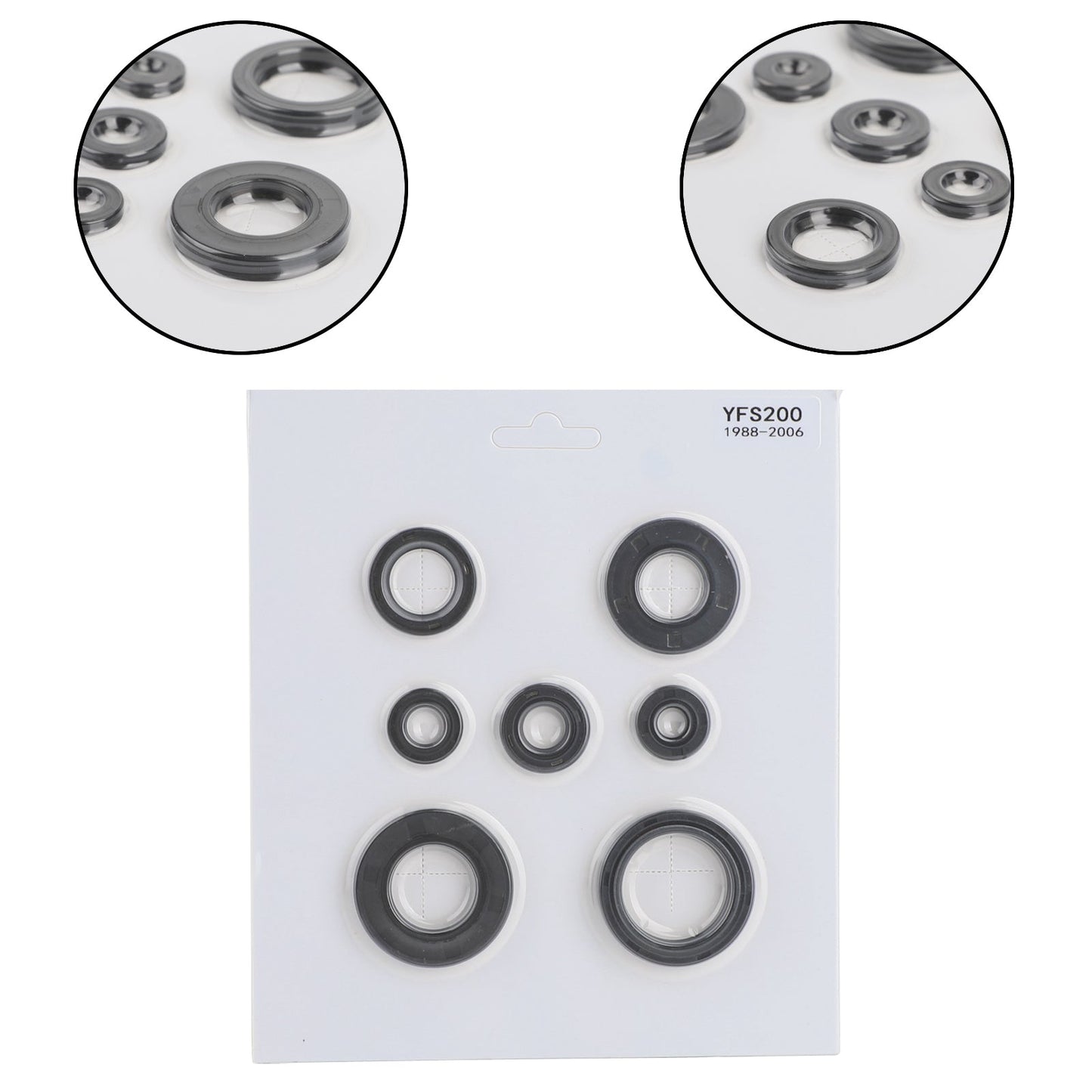 Engine Oil Seal Kit 7PCS For Yamaha YFS200 Blaster 200 1988-2006