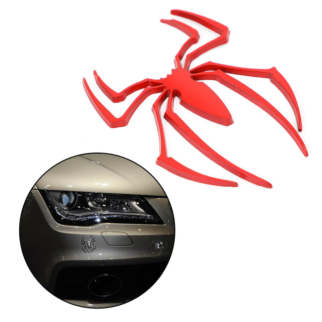 Auto Logo Car Sticker Metal Badge Emblem Spider Shape 3D Car Decal Sticker DIY