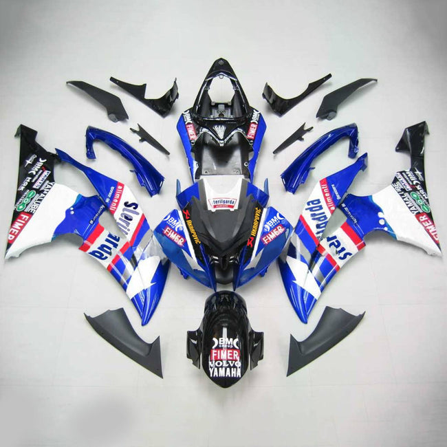 2008-2016 Yamaha YZF 600 R6 Injection Fairing Kit Bodywork Plastic ABS #101