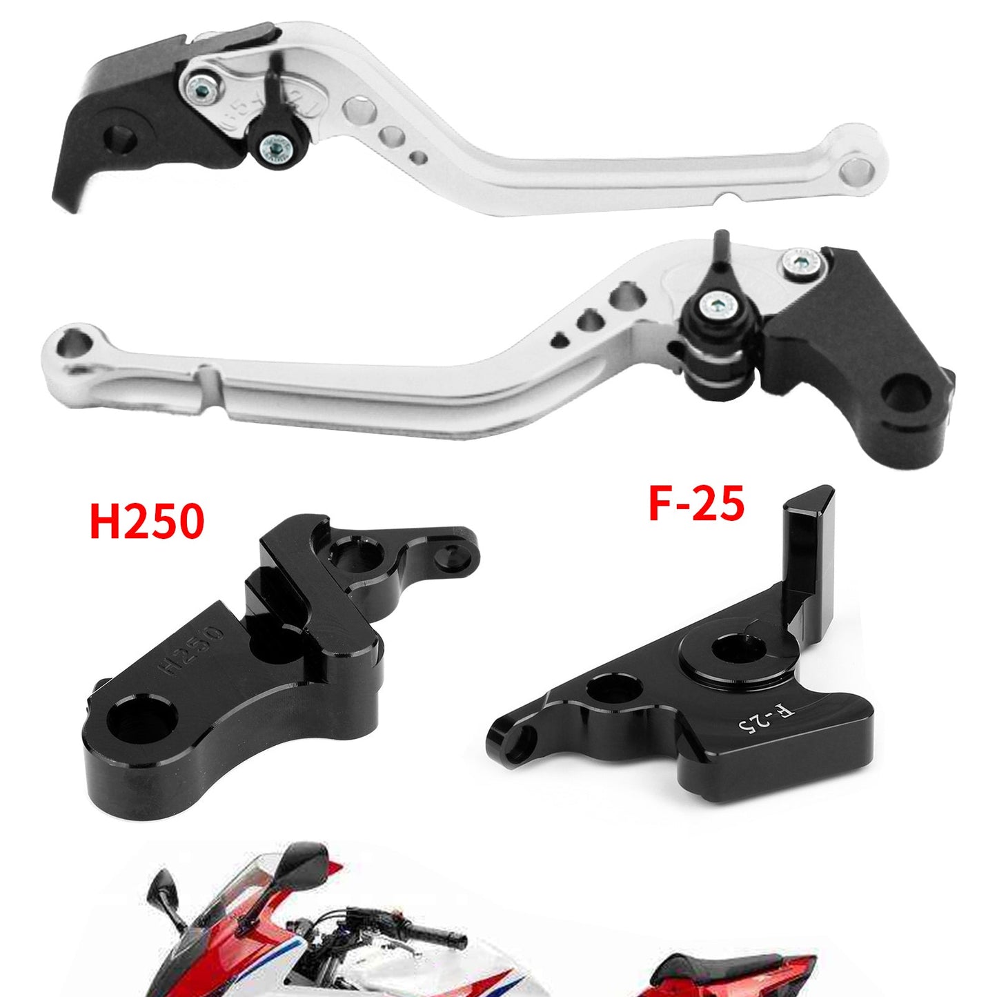 Long Clutch Brake Lever For Honda CBR500R/F/X 13-18 CB300R/F/FA 14-18