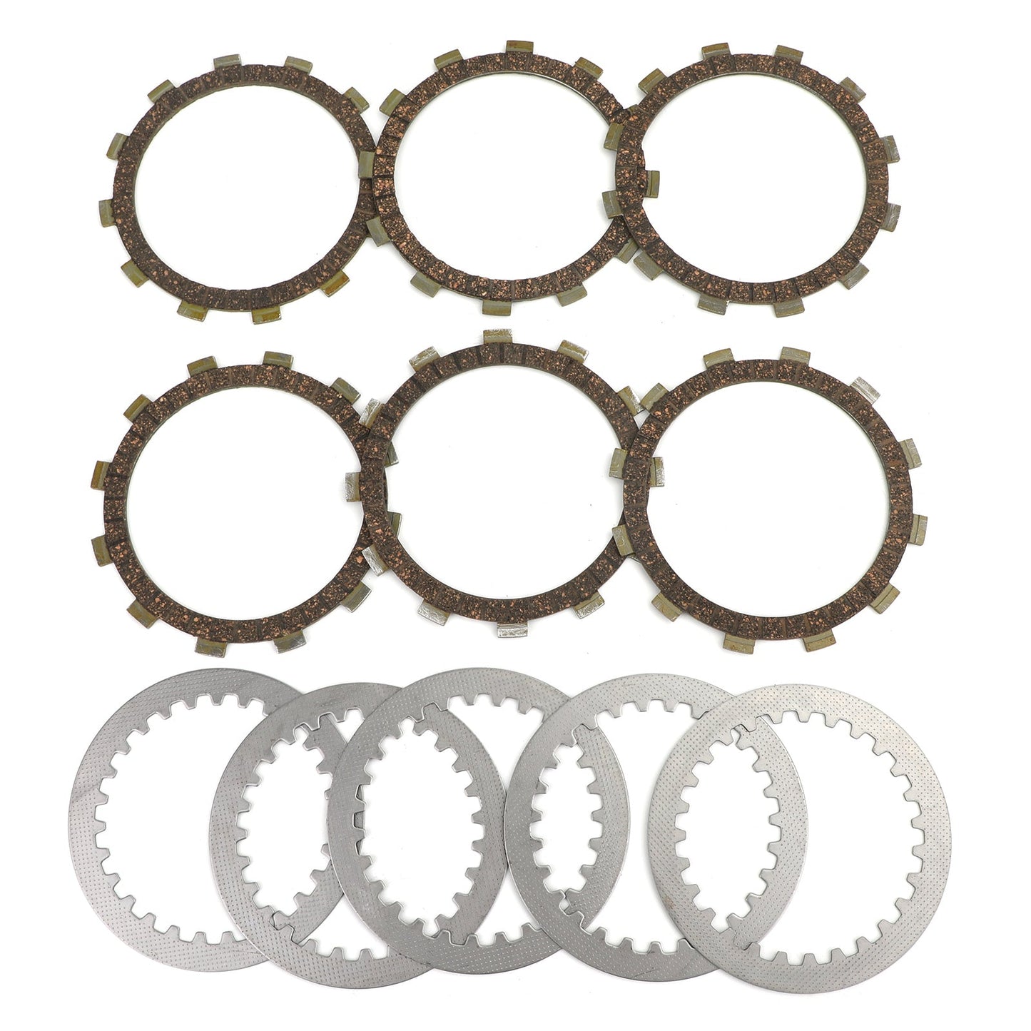 Clutch Plate Kit - Friction & Steel Plates For Yamaha SR250G SR250TH SR250H SR250 TT250G/H/J XT250KC XT250